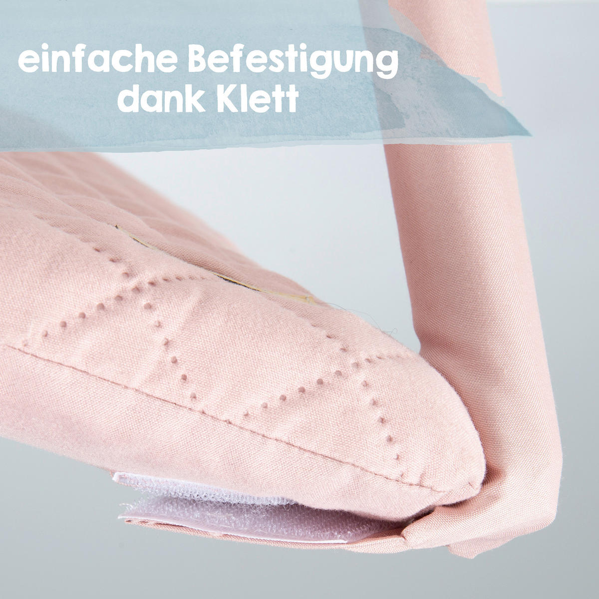 Krabbeldecke Roba Style  - Hellrosa, Konventionell, Textil (85/45/75cm) - Roba