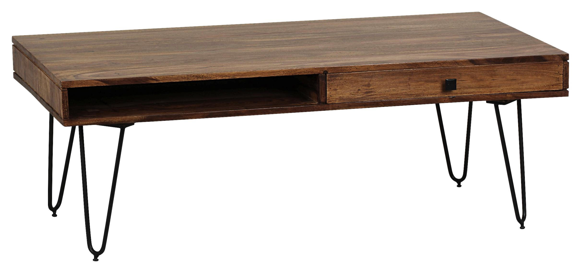 Couchtisch in Holz 117/60/43 cm