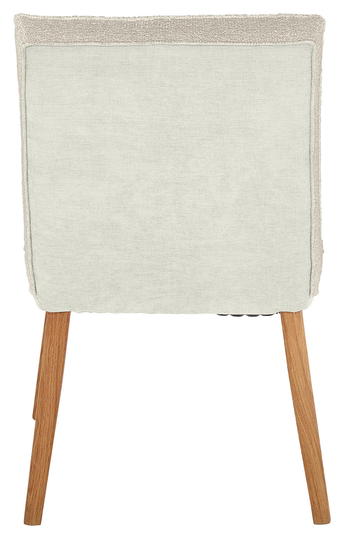 STUHL  in Webstoff, Mikrofaser Holz, Textil  - Eichefarben/Creme, Design, Holz/Textil (49/86/67cm) - Linea Natura