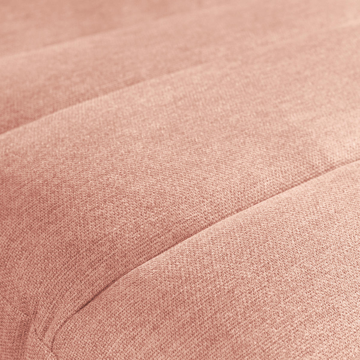 RELAXLIEGE in Webstoff Lachsfarben  - Silberfarben/Lachsfarben, Design, Textil/Metall (65/65/171cm) - Livetastic