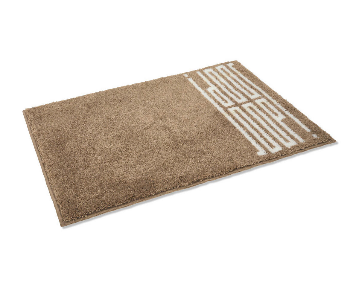 BADTEPPICH Bars Creme 60/90 cm  - Creme, Basics, Naturmaterialien/Textil (60/90cm) - Joop!