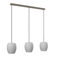 HÄNGELEUCHTE Lines 110/20/150 cm   - Sandfarben/Beige, Design, Glas/Metall (110/20/150cm) - Novel