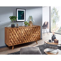 SIDEBOARD 138/76/45 cm  - Sheeshamfarben, Design, Holz (138/76/45cm) - MID.YOU