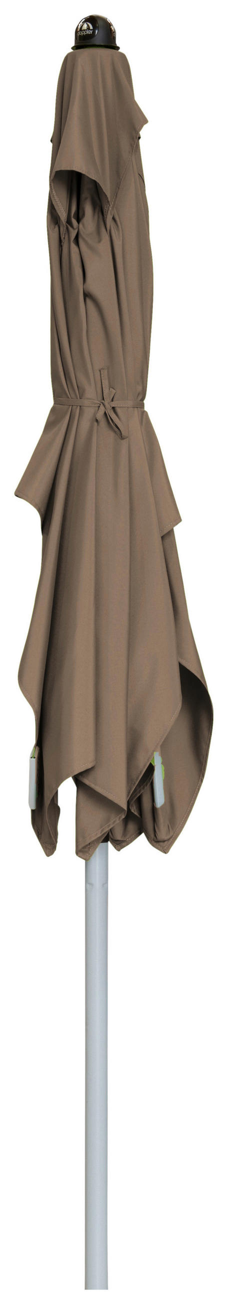 SLUNEČNÍK 300/200 cm - barvy stříbra/šedobéžová, Design, kov/textil (300/200cm) - Doppler