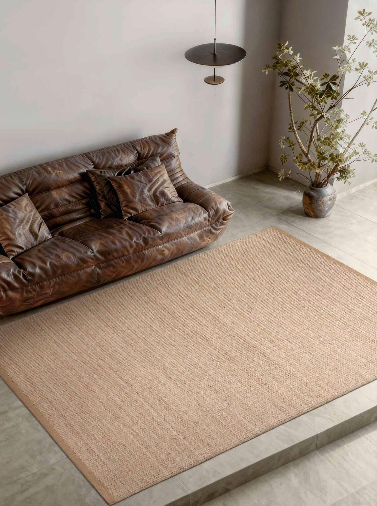 JUTETEPPICH 120/170 cm 1829 Goldbraun rechteckig  - Goldbraun, Basics, Textil (120/170cm) - Villeroy & Boch