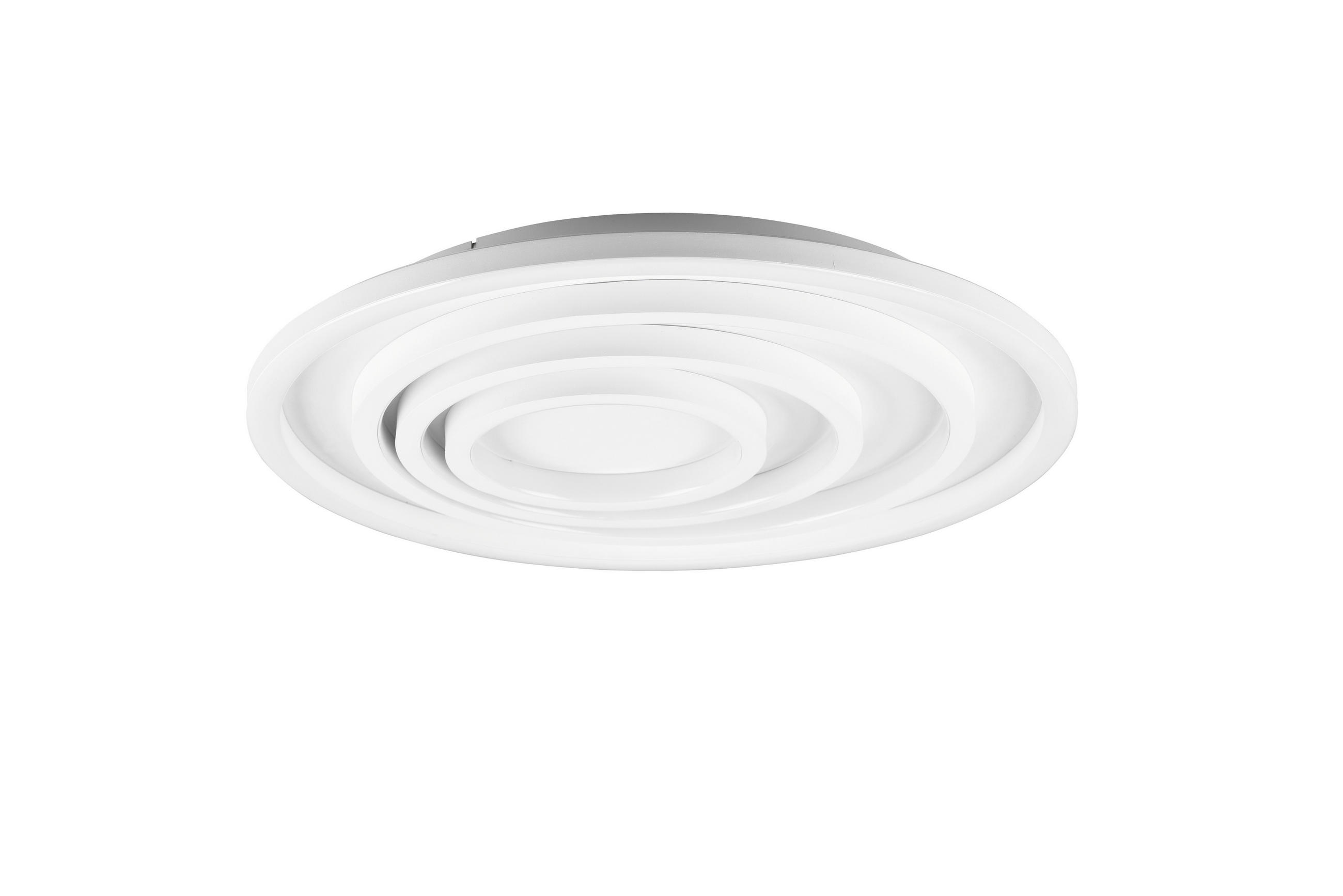 LED-DECKENLEUCHTE  50,0/6,0 cm    - Weiss, Design, Kunststoff/Metall (50,0/6,0cm) - Trio Leuchten