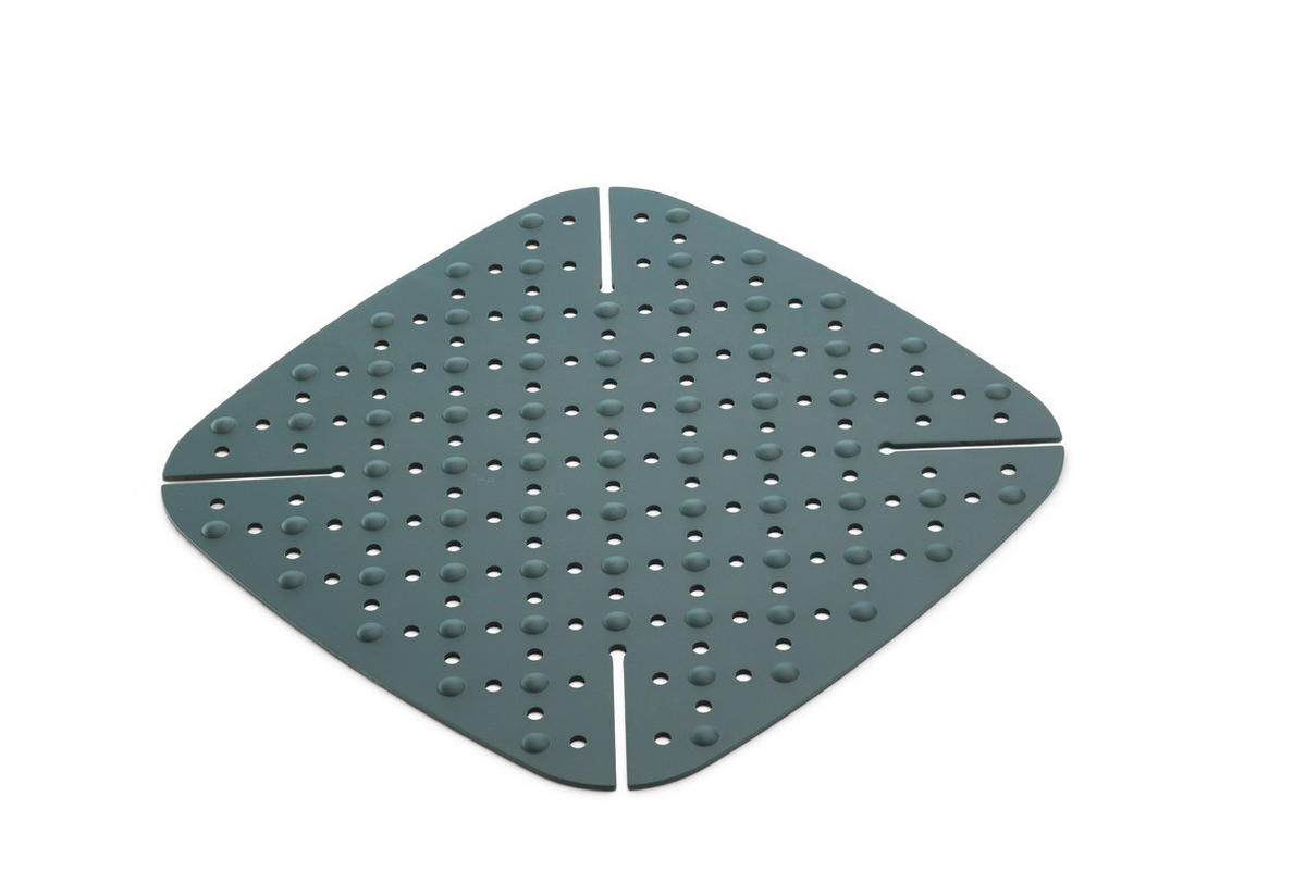 KOŠARA ZA CVRTJE - siva, Basics, umetna masa (22,5/2,5/22,5cm) - LEKUE