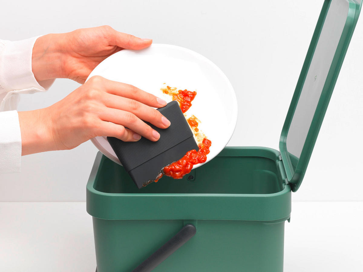 Diskskrapa - mörkgrå, Design, plast (10,6/7,5/1,7cm) - Brabantia