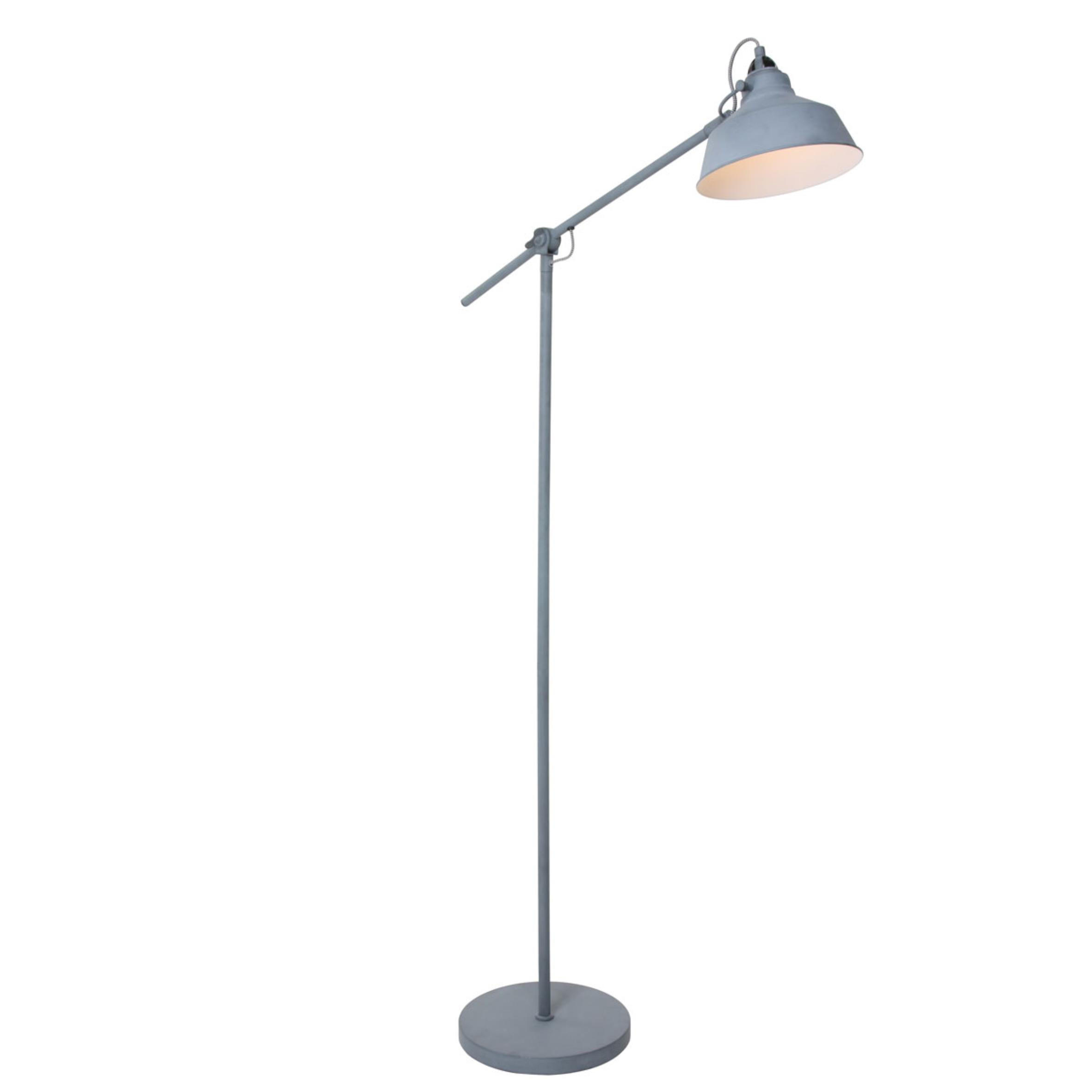 BOGENLEUCHTE - Grau, Trend, Metall (28/130/65cm)