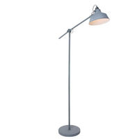 BOGENLEUCHTE - Grau, Trend, Metall (28/130/65cm)