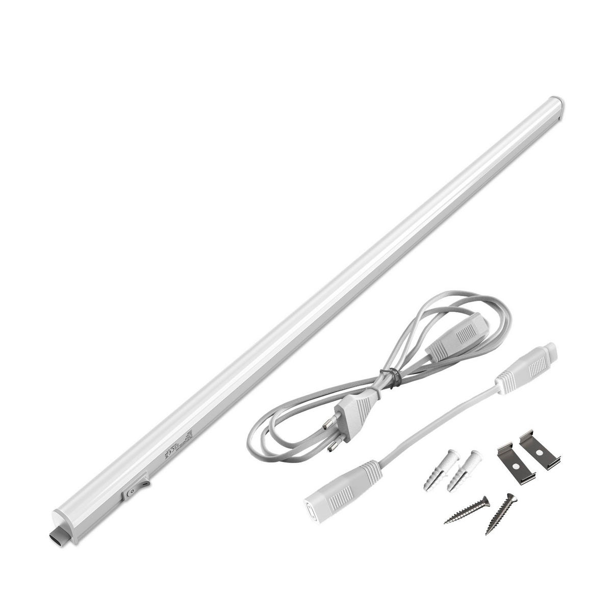 UNTERBAULEUCHTE 88,5/3/2,2 cm   - Weiß, KONVENTIONELL, Kunststoff (88,5/3/2,2cm)