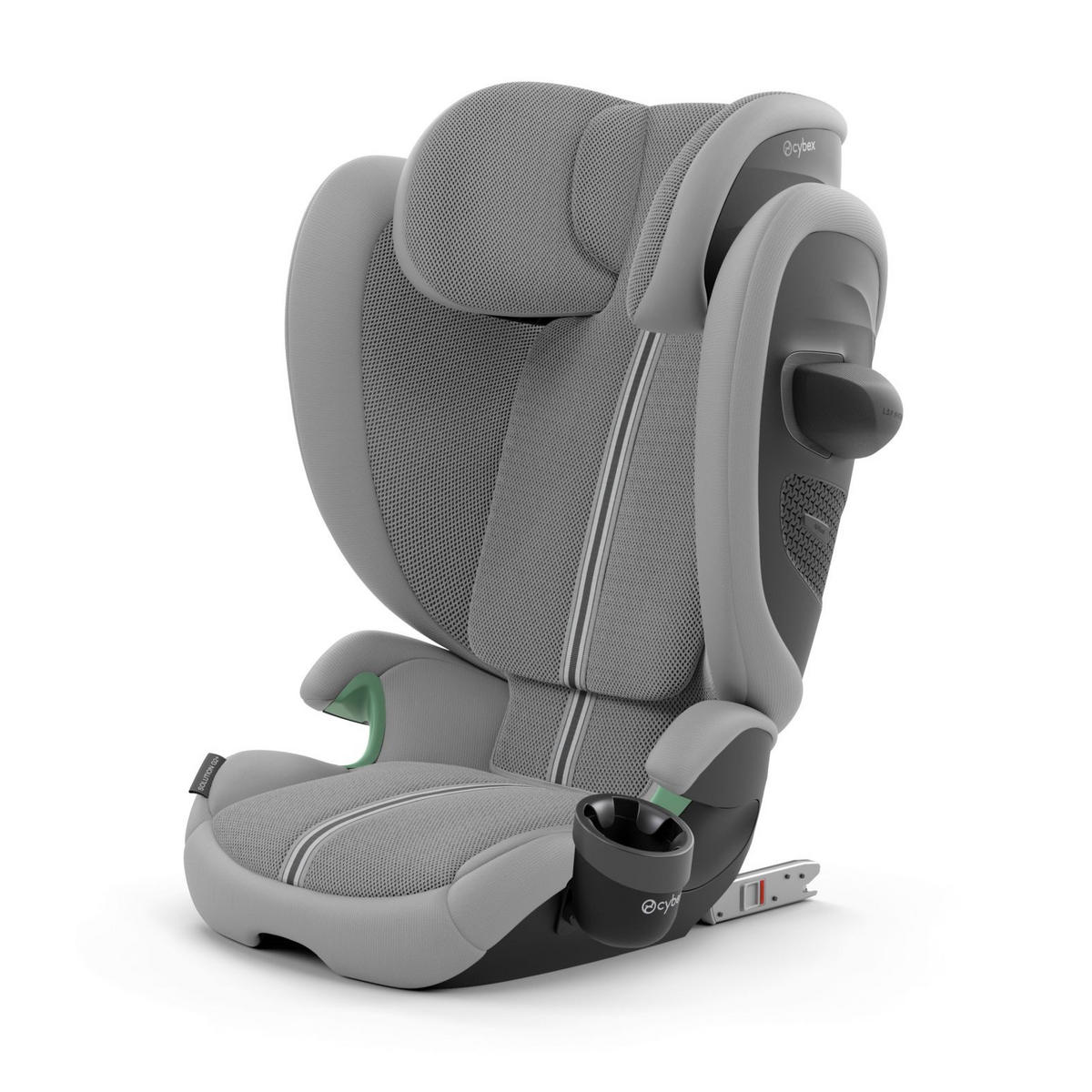 KINDERAUTOSITZ Solution G2 i-Fix Plus  - Grau, Basics, Kunststoff/Textil (60.5/27.5/6cm) - cybex GOLD
