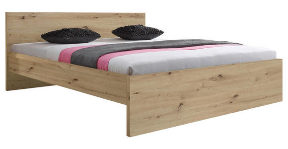 BETT 140/200 cm  in Eiche Artisan  - Eiche Artisan, KONVENTIONELL (140/200cm) - Carryhome