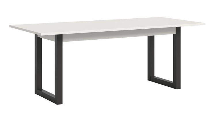AUSZIEHTISCH in Holzwerkstoff  - Anthrazit/Weiß, KONVENTIONELL, Holzwerkstoff (150-190/76/90cm)