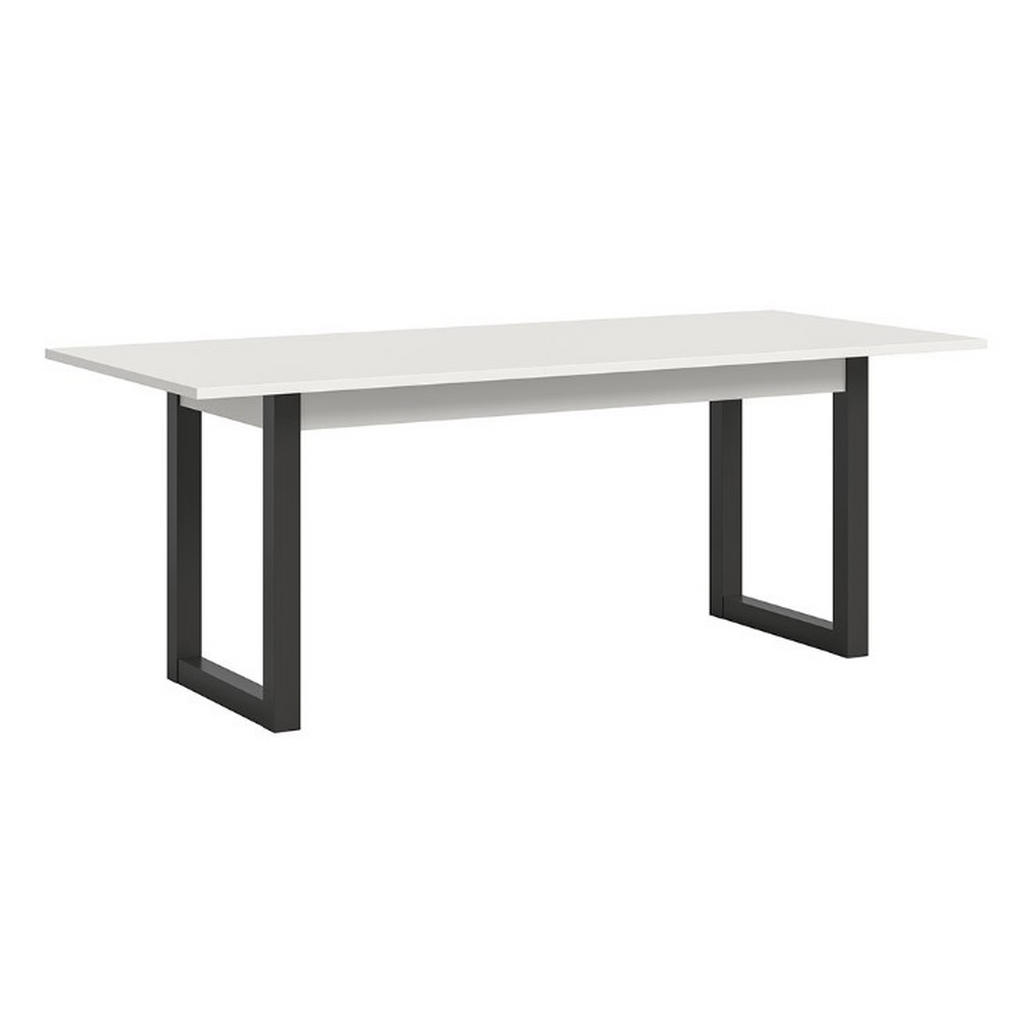 XXXL VÝSUVNÝ STŮL, bílá, 150-190/76/90 cm