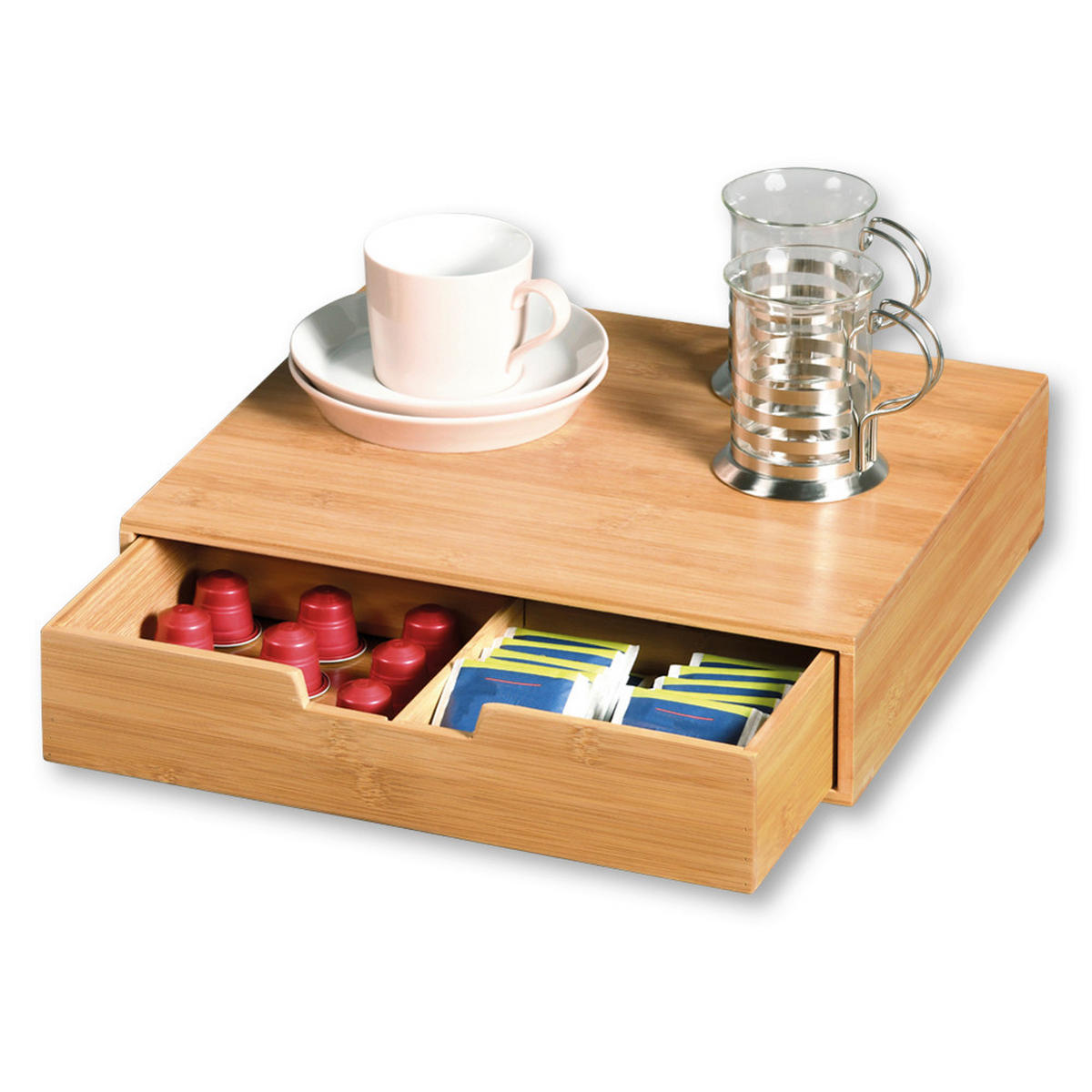 AUFBEWAHRUNGSBOX  - Naturfarben, Basics, Holz (34/8/31cm) - Kesper