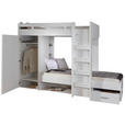 ETAGENBETT - Weiß, KONVENTIONELL, Holzwerkstoff (90/200cm) - Carryhome