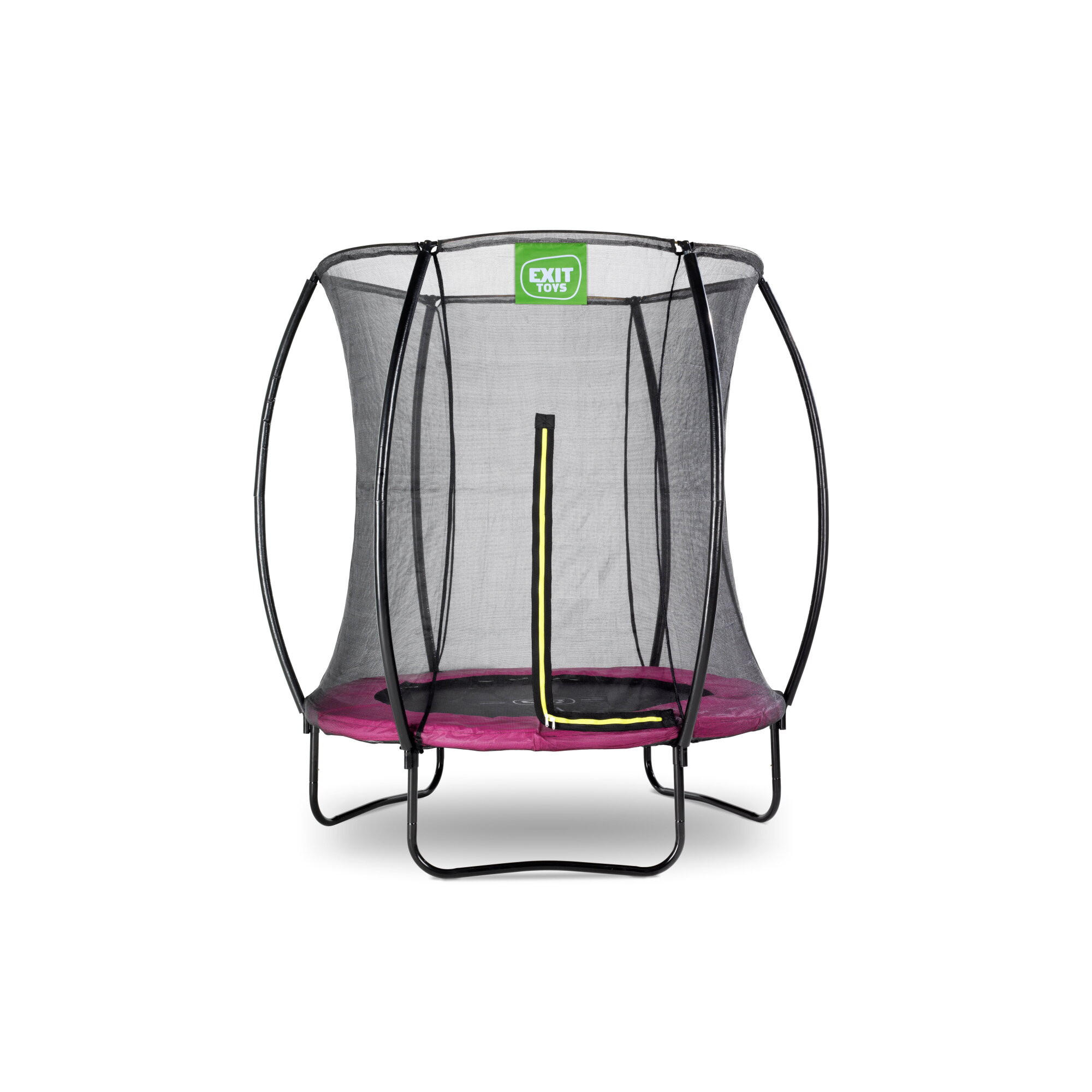 TRAMPOLIN  - Rosa, KONVENTIONELL, Kunststoff/Metall (212/163cm) - EXIT Toys