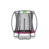 TRAMPOLIN  - Rosa, KONVENTIONELL, Kunststoff/Metall (212/163cm) - EXIT Toys