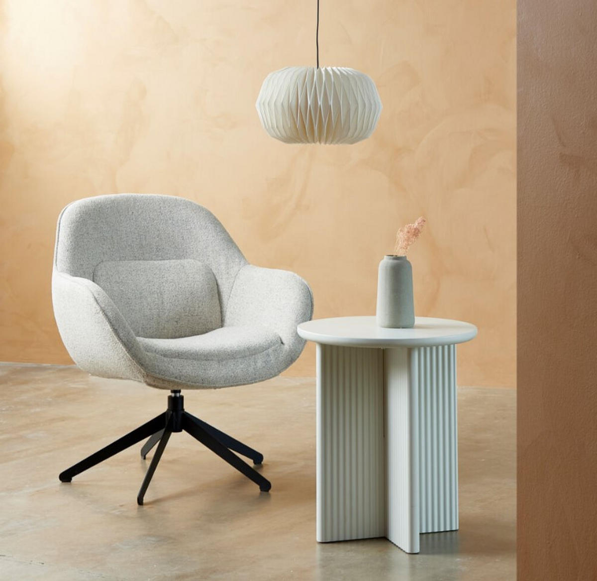 FÅTÖLJ i metall, textil svart, vit  - vit/svart, Design, metall/textil (74/85/77cm) - Best Price