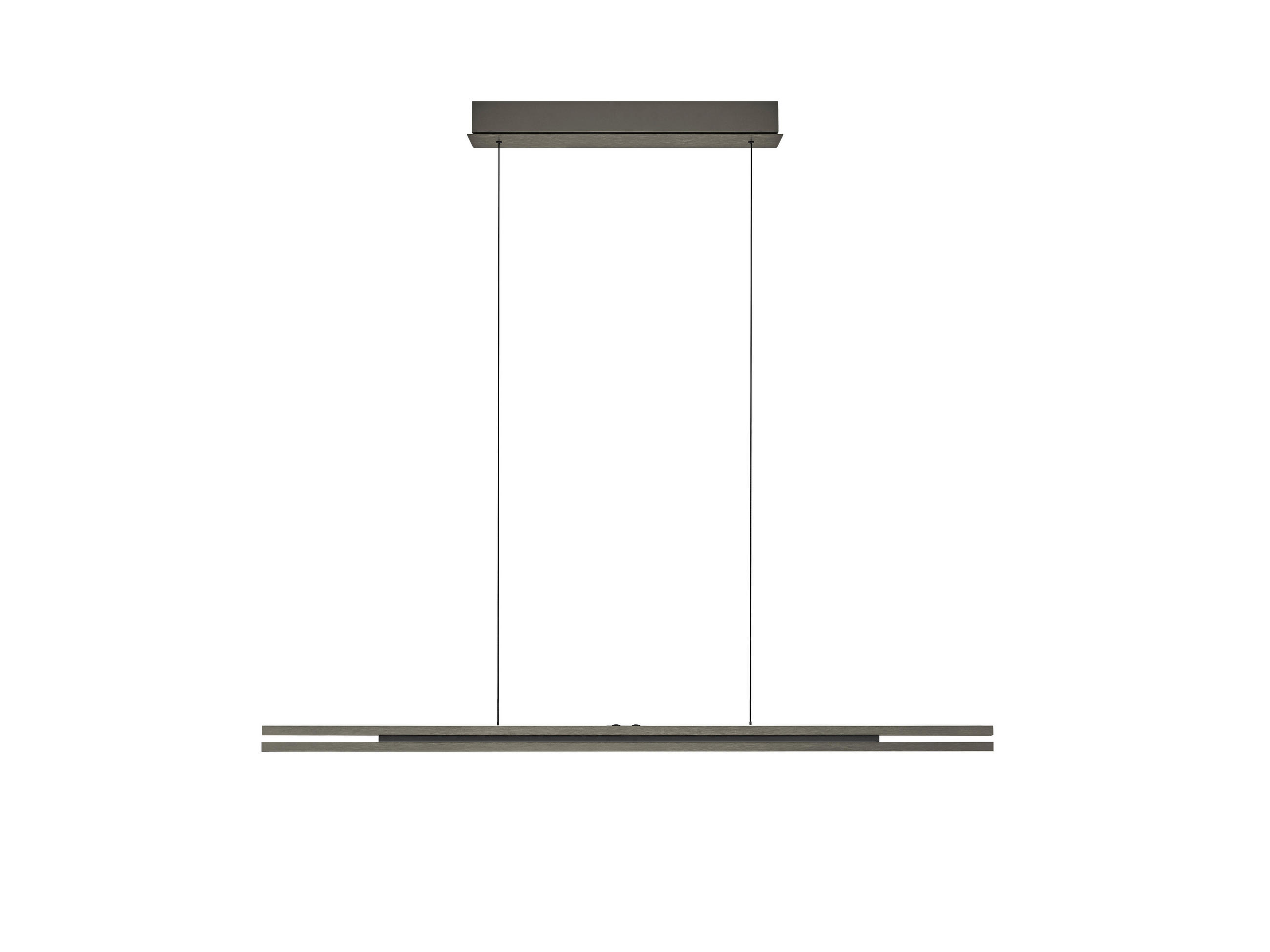 LED-HÄNGELEUCHTE BEN 110/5/150 cm   - Bronzefarben, Design, Metall (110/5/150cm) - elements by BANKAMP