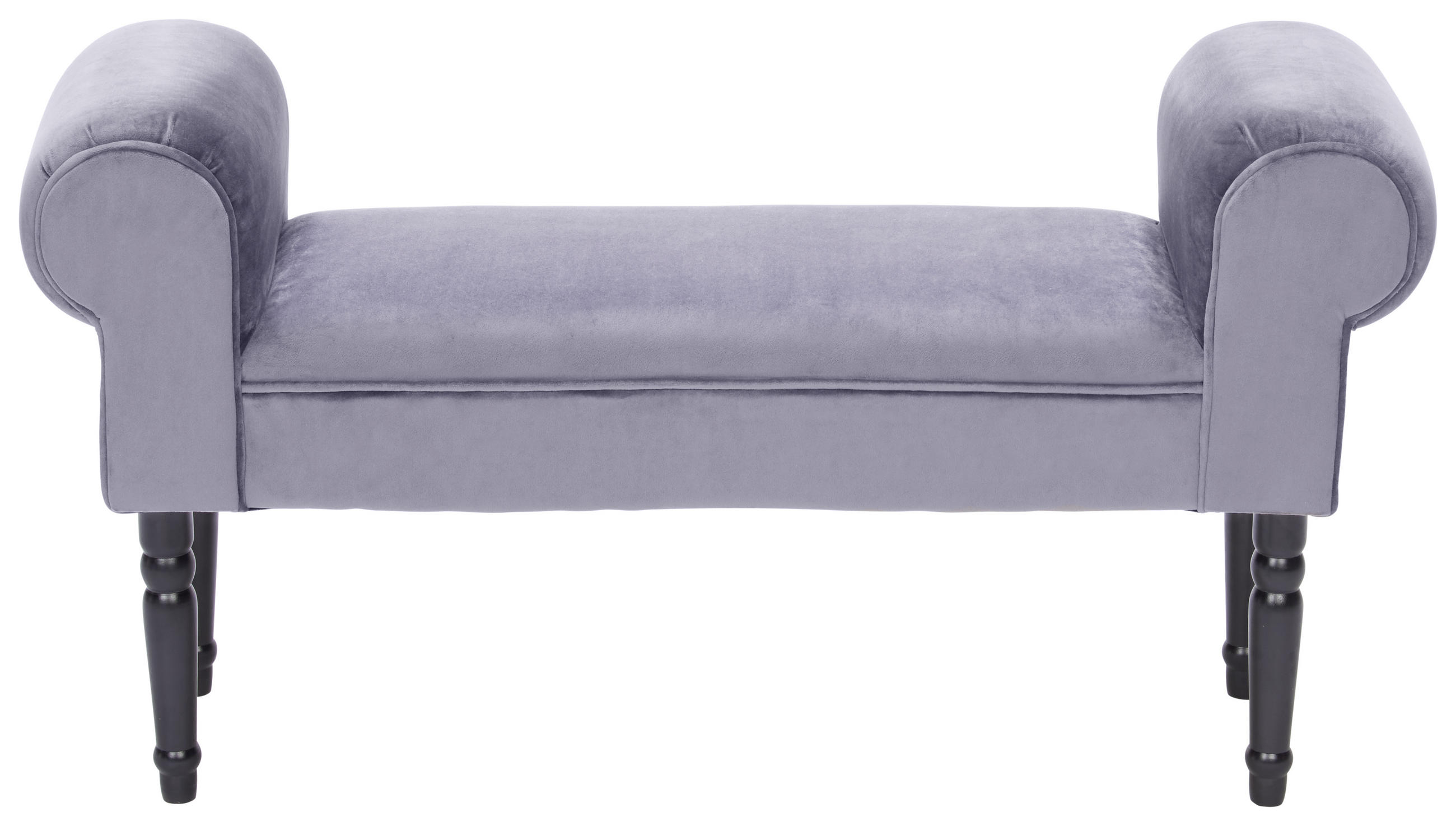 LAVICA, drevo, textil, 100/54/30 cm - čierna/sivá, Trend, drevo/textil (100/54/30cm) - Xora