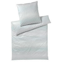 BETTWÄSCHESET Makosatin 160/210 cm  100 cm/65 cm  - Weiss/Multicolor, Basics, Naturmaterialien/Textil (160/210cm) - Joop!
