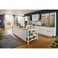 EINBAUKÜCHE WINDSOR LACK  - Eichefarben/Weiß, Design, Holzwerkstoff - Nolte Küchen