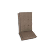 SESSELAUFLAGENSET in Braun Uni  - Braun, Basics, Textil (48/5/118cm)