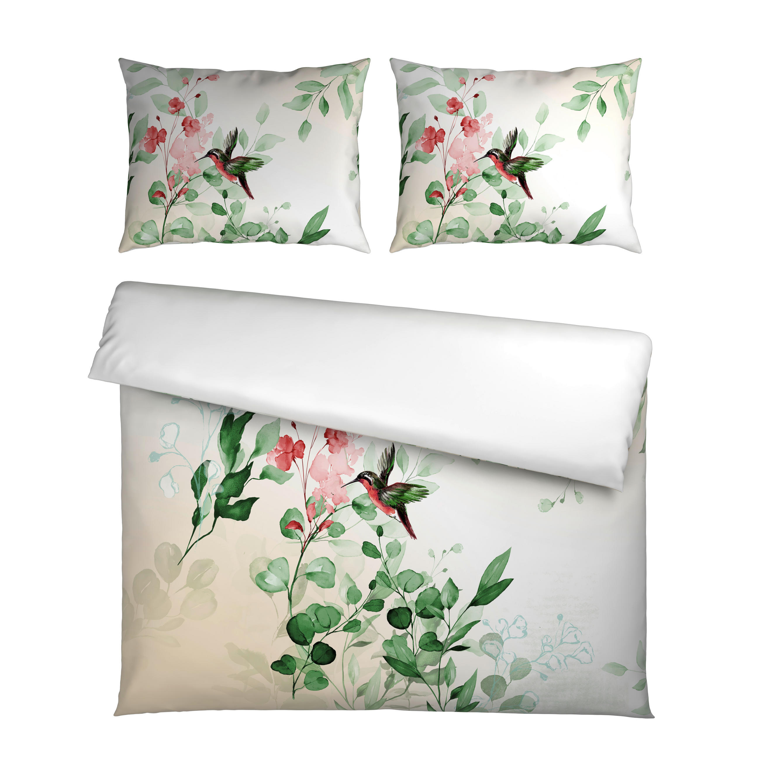 Lenjerie De Pat Cu Două Fețe  - verde, textil (220/200cm) - Esposa