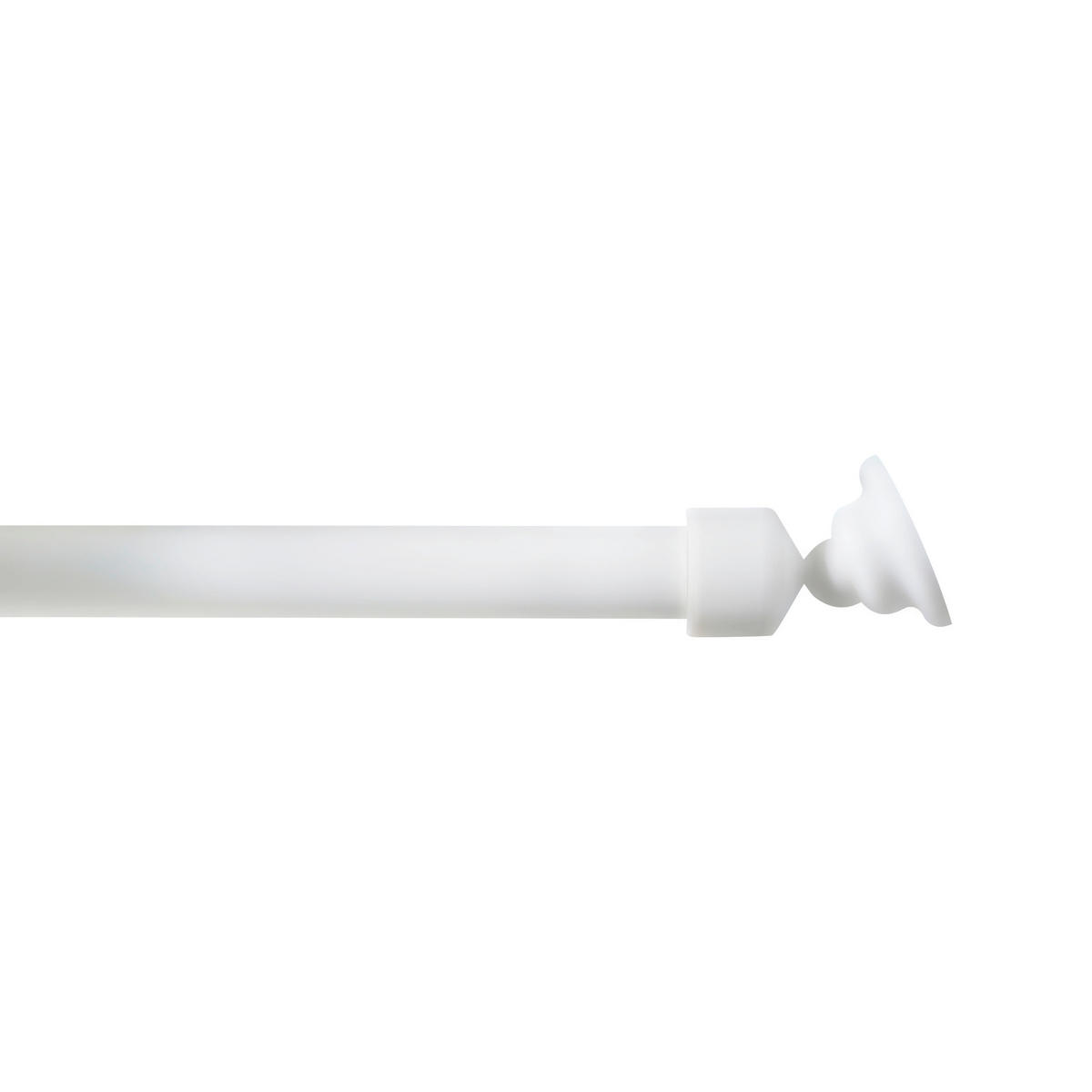 DUSCHVORHANGSTANGE WALLQUICK  - Weiß, Basics, Kunststoff (2/2cm) - Spirella