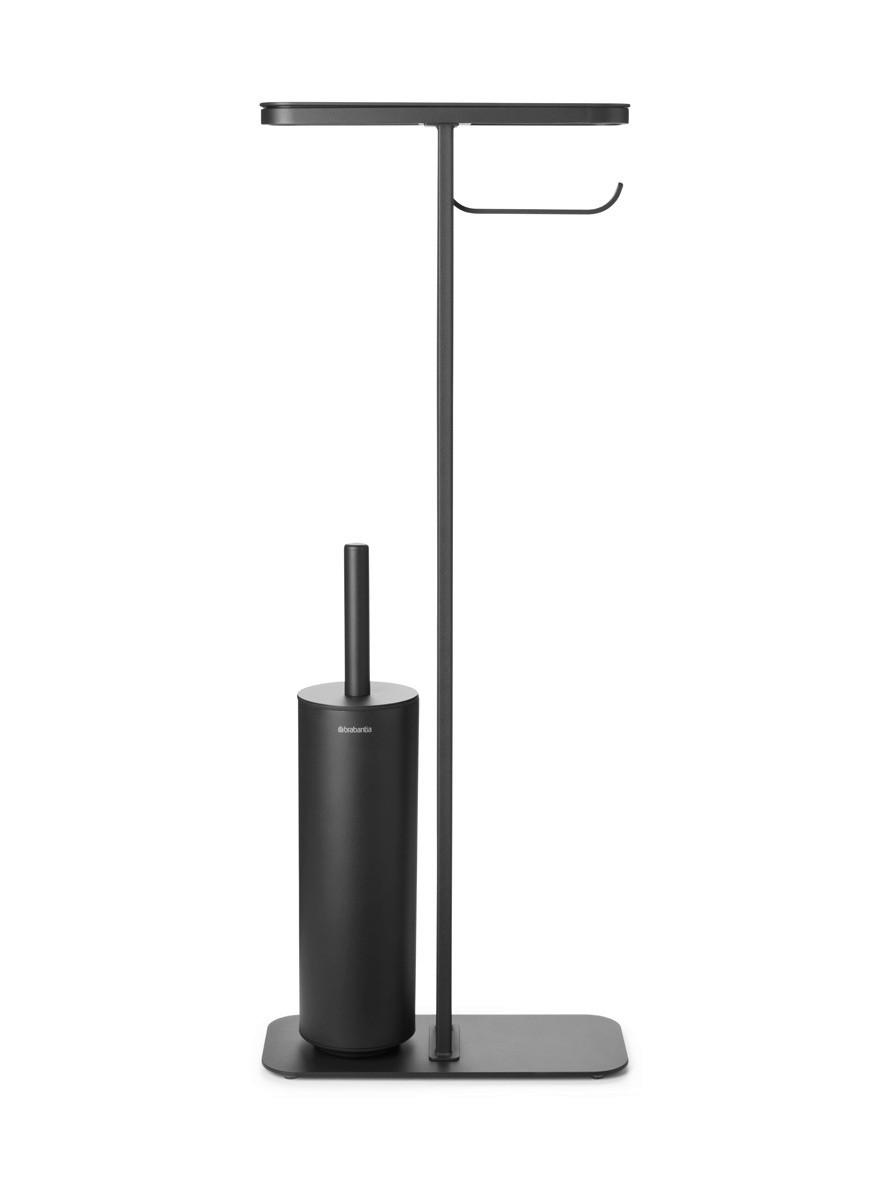 ČETKA ZA TOALET    - siva, Osnovno, metal/plastika (29/75.2/12.5cm) - Brabantia