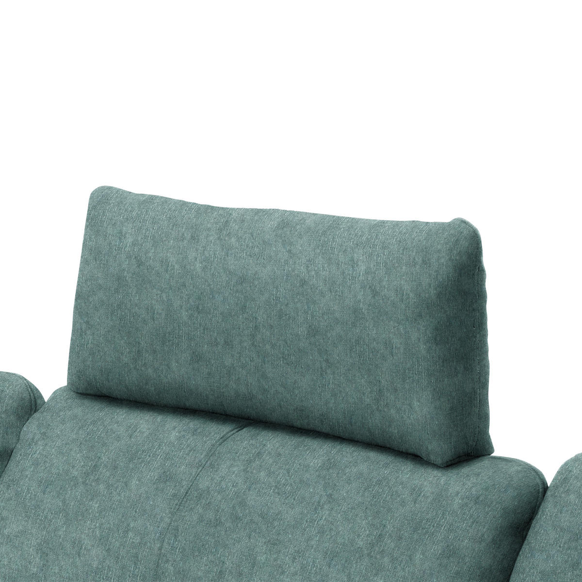 ECKSOFA in Velours Opal  - Opal/Schwarz, Design, Textil/Metall (179/301cm) - Chilliano