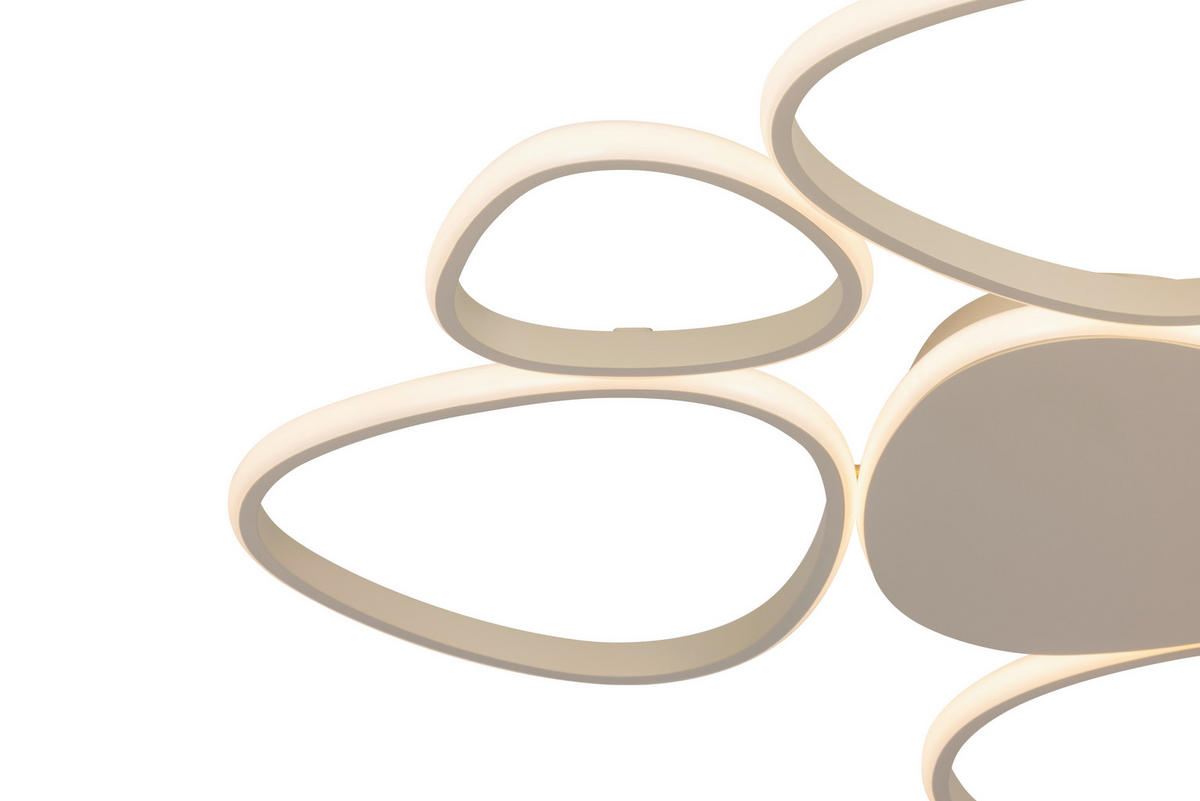 LED-TAKLAMPA Acrux 5 W 89,5/79/4 cm  - sandfärgad, Design, metall/plast (89,5/79/4cm) - Novel