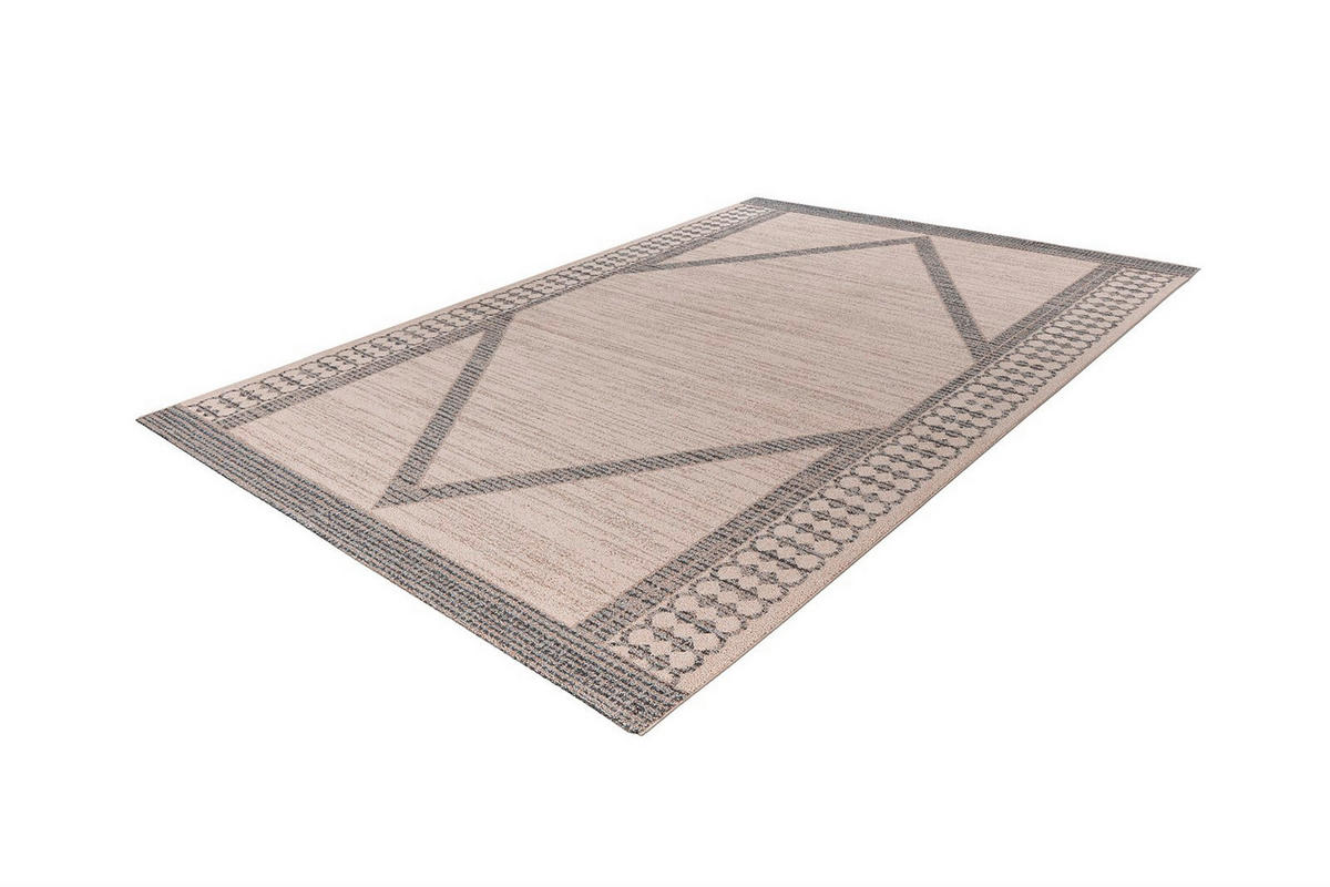 TEPPICH 80/150 cm Gene 325 Beige / Blau  - Blau/Beige, KONVENTIONELL, Textil (80/150cm)