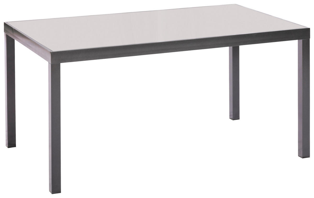 GARTENSET Aluminium  - Graphitfarben/Braun, MODERN, Textil/Metall - Gardenson
