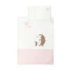 BABYBETTWÄSCHESET 100/135 cm  - Creme/Rosa, Basics, Textil (100/135cm) - Patinio
