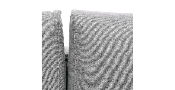 ECKSOFA in Flachgewebe Hellgrau - Eiche Wotan/Hellgrau, KONVENTIONELL, Holz/Textil (255/157cm) - Carryhome