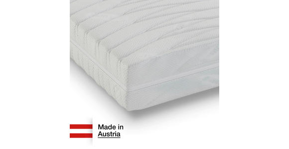 KALTSCHAUMMATRATZE 80/200 cm Höhe ca. 21 cm - Weiß, Basics, Textil (80/200cm) - Novel