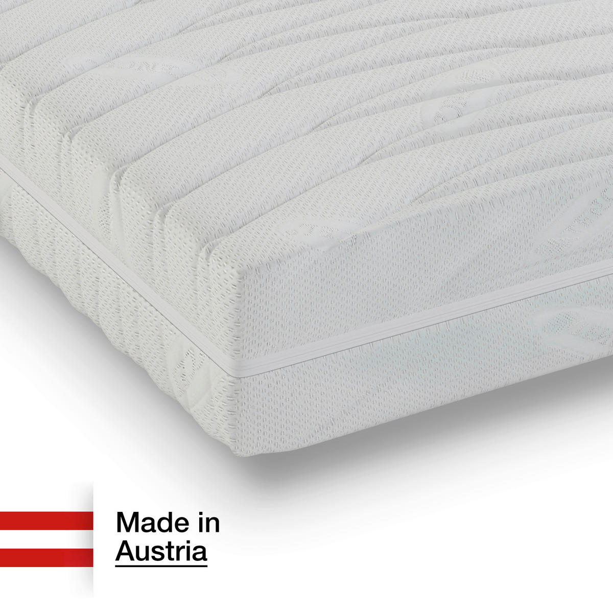 KALTSCHAUMMATRATZE 120/200 cm Höhe ca. 21 cm  - Weiß, Basics, Textil (120/200cm) - Novel