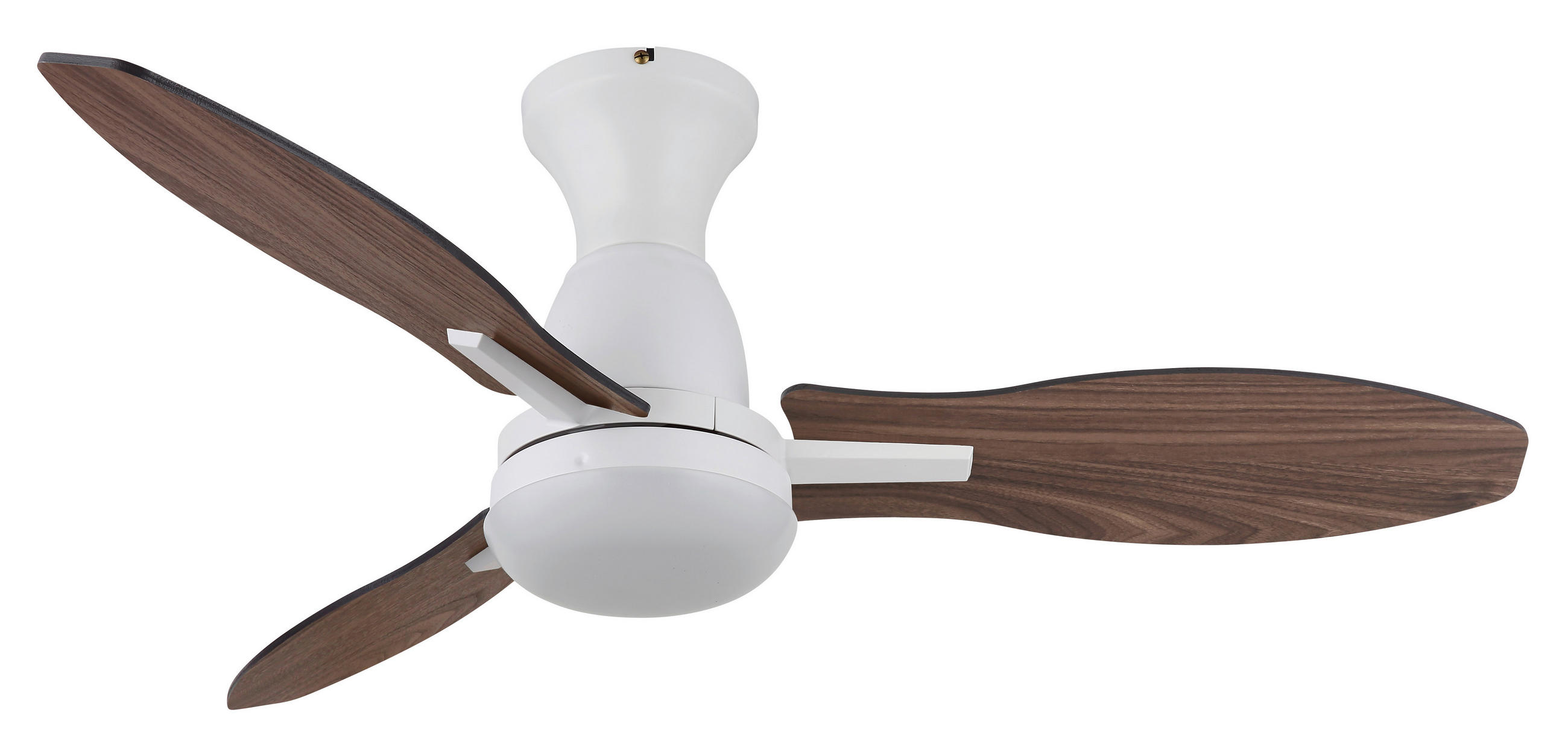 Ventilator mit Beleuchtung GALE 107/32,5 cm   - Hellbraun/Dunkelbraun, KONVENTIONELL, Holzwerkstoff/Kunststoff (107/32,5cm) - Globo