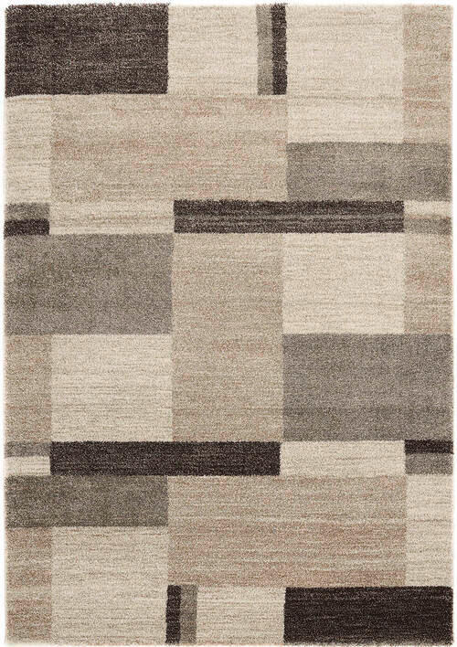 LÄUFER 80/200 cm Palazzo Bloc  - Beige/Braun, KONVENTIONELL, Textil (80/200cm) - Novel