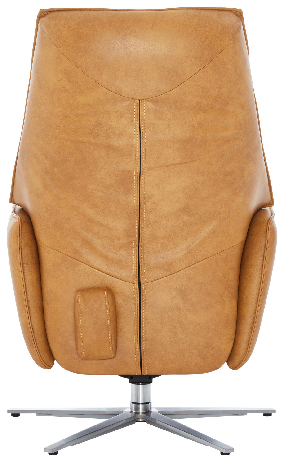 RELAXSESSEL Leder Currygelb  - Currygelb, Design, Leder/Metall (74/109/82cm) - Himolla