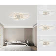 LED-DECKENLEUCHTE Alvia 102,5/72,5/5 cm  - Sandfarben, Design, Kunststoff/Metall (102,5/72,5/5cm) - Novel