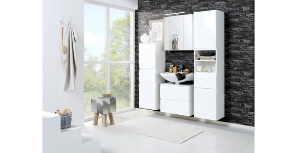 MIDISCHRANK 40/130/35 cm - Weiß, Design, Holzwerkstoff (40/130/35cm) - Xora