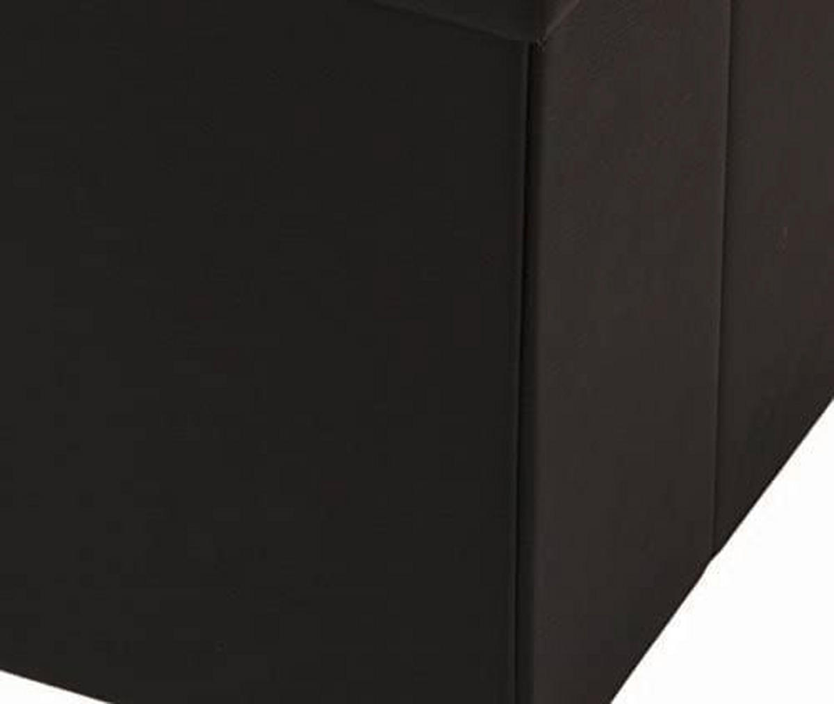SITZWÜRFEL Schwarz  - Schwarz, Basics, Kunststoff (38/38/38cm) - Echtwerk
