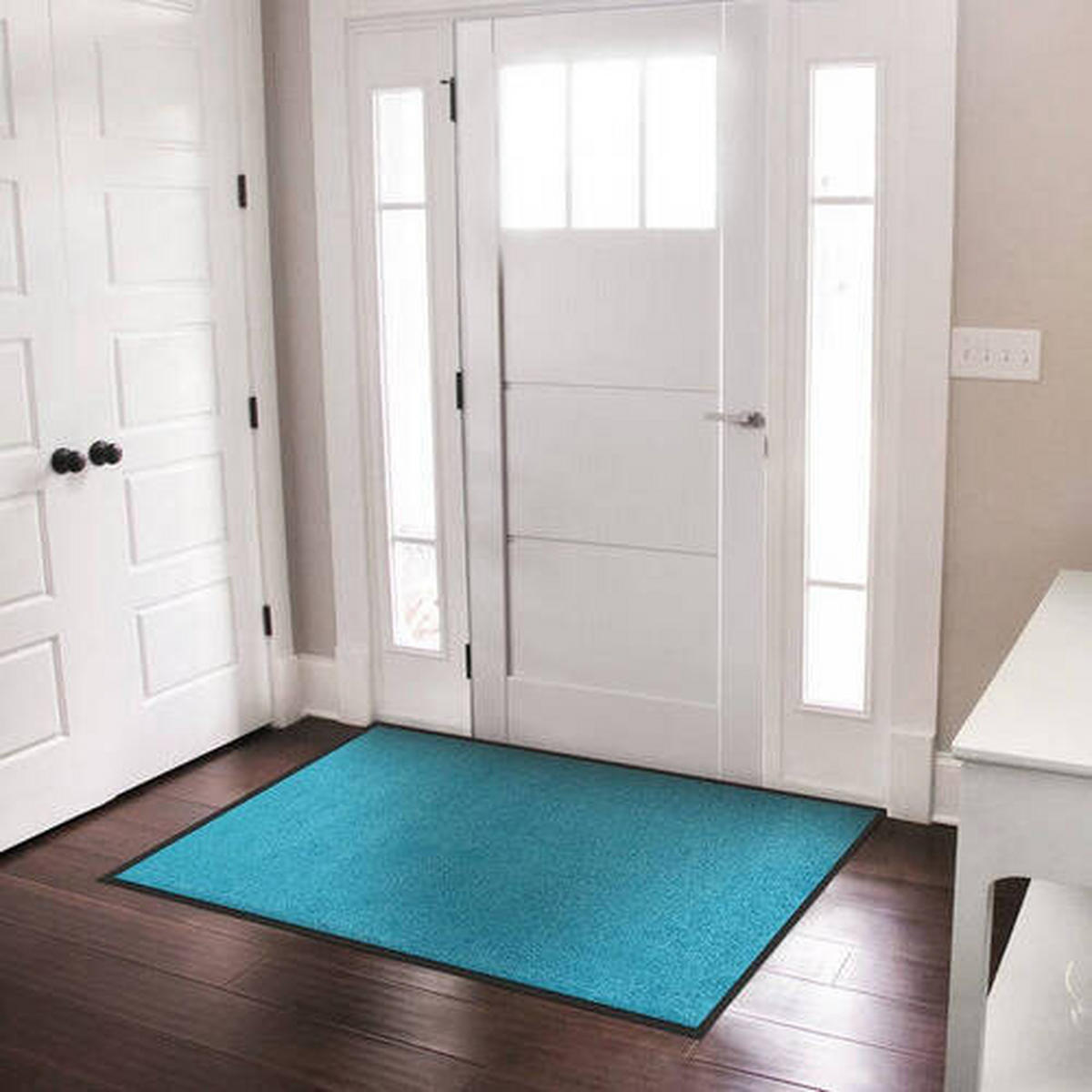 SCHMUTZFANGMATTE  90/120 cm  Türkis  - Türkis, KONVENTIONELL, Kunststoff/Textil (90/120cm) - Esposa