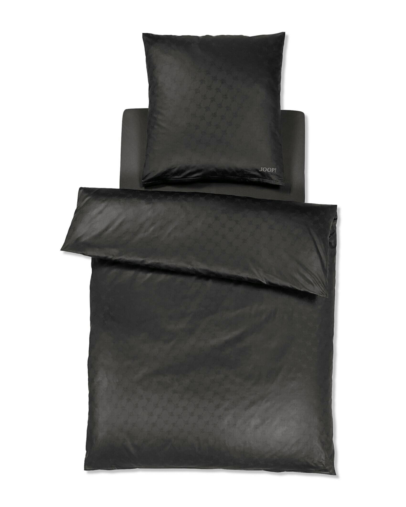 BETTWÄSCHE 2-teilig JOOP! CORNFLOWER Jersey 135/200 cm  - Schwarz, Basics, Textil (135/200cm) - Joop!