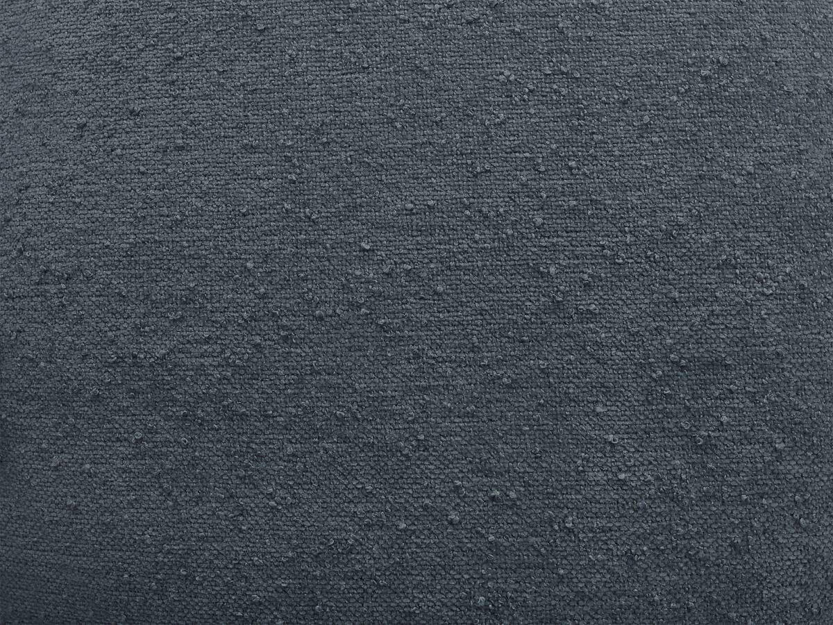 HOCKER EVEREST Struktur Dunkelblau  - Schwarz/Dunkelblau, MODERN, Kunststoff/Textil (166/100/40cm)