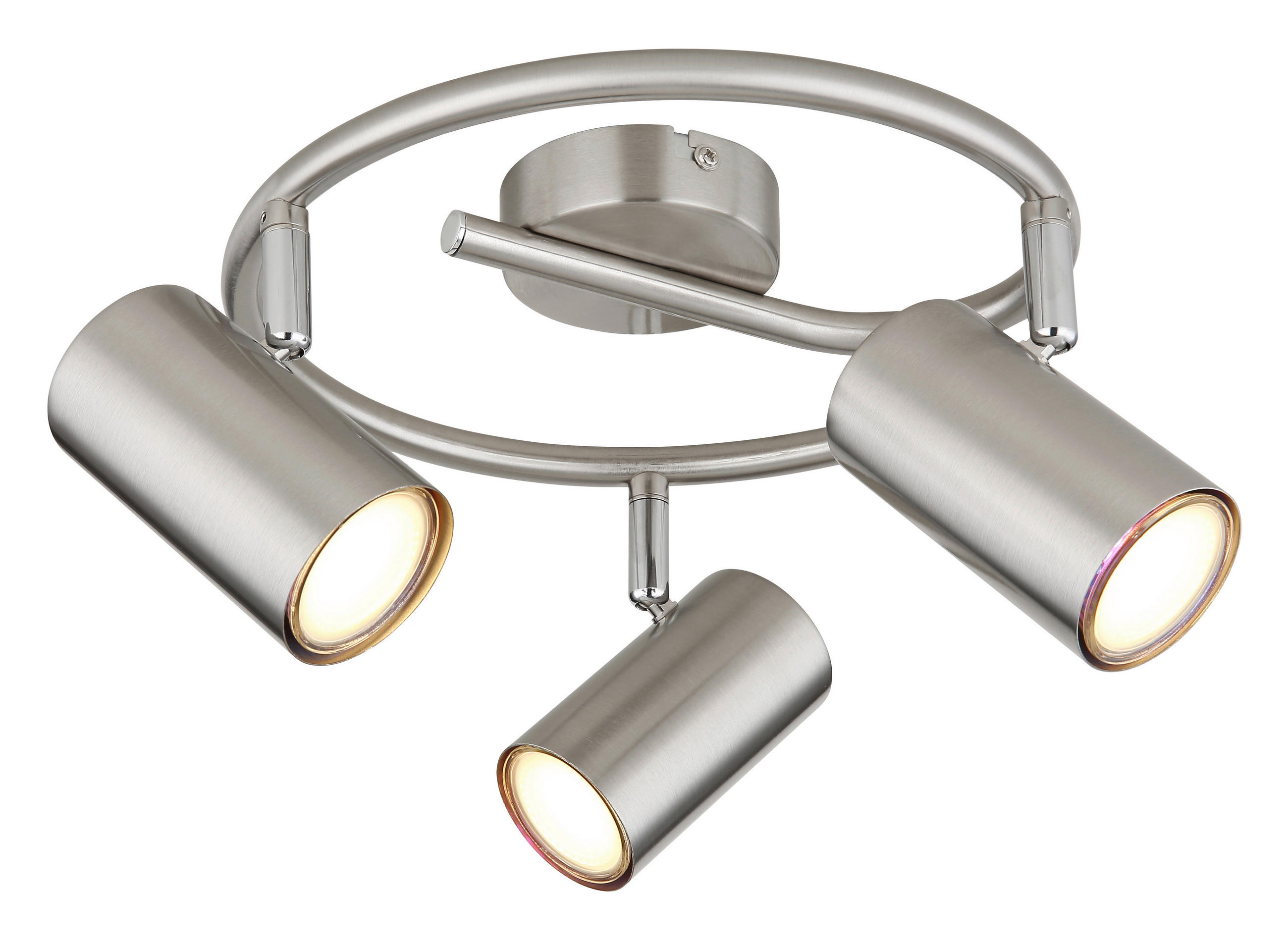 STRAHLER - Nickelfarben, Konventionell, Metall (25/13,5cm) - Globo